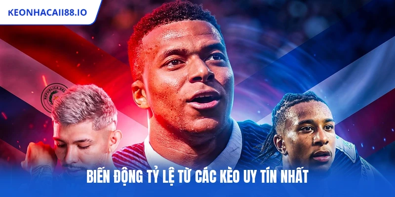 Biến động tỷ lệ từ các kèo uy tín nhất