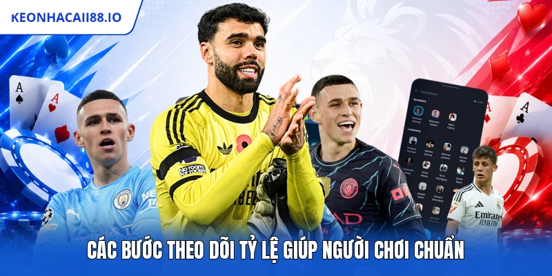 Các bước theo dõi tỷ lệ giúp người chơi chuẩn