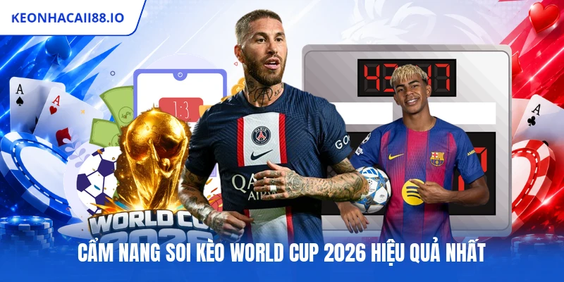 Cẩm nang soi kèo World Cup 2026 hiệu quả nhất