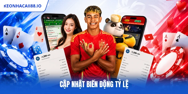 Cập nhật biến động tỷ lệ
