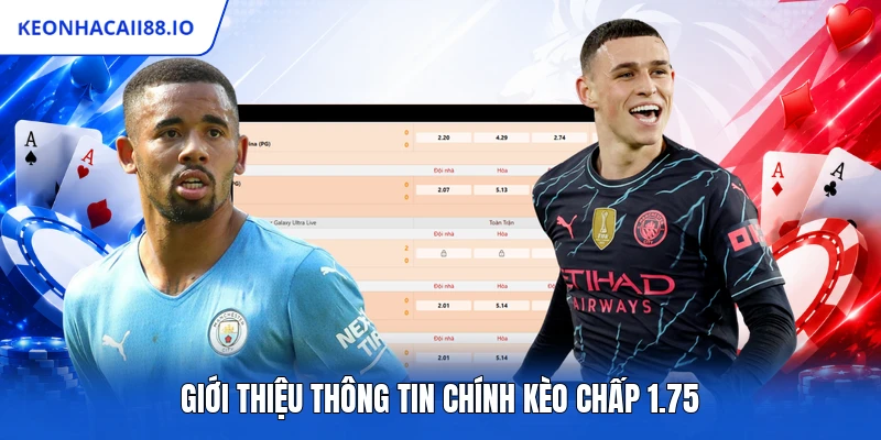 Giới thiệu thông tin chính kèo chấp 1.75