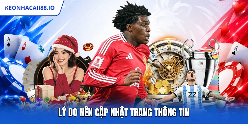 Lý do nên cập nhật trang thông tin