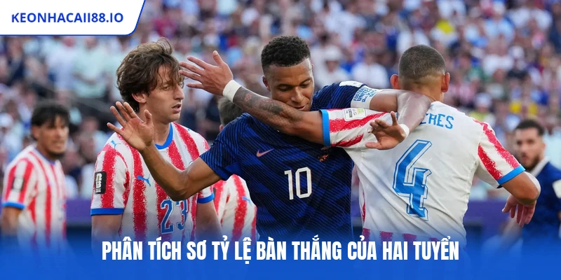 Phân tích sơ tỷ lệ bàn thắng của hai tuyển